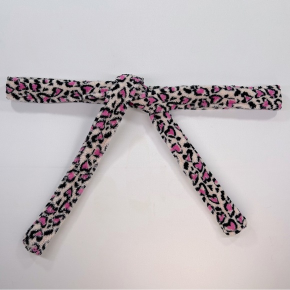 Victoria’s Secret Plush Pink Hearts Bathrobe Size XS/S - Picture 9 of 12